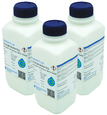 KP3005P | Katanax Flux 1kg Bottle, 98.50% LiM, 1.50% LiBr, Micro-beads, Pure (99.99%)
