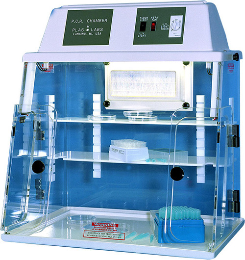 825-PCR/HEPA | Plas Labs PCR Chamber, HEPA Filtered