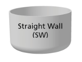 Inconel Crucible - Straight Wall Design - 5mL - 1500mL