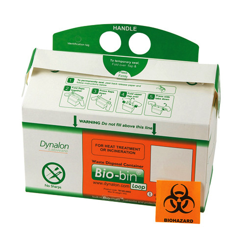 797303-0002 | Dynalon Bio-Bin Loop Model, 9x3x4.7" 2.5L CS/50, CS/1