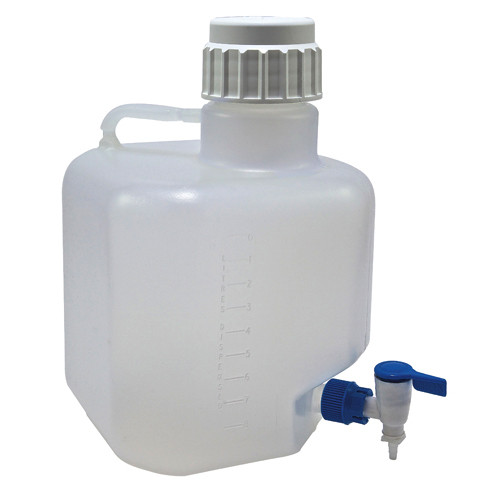505634-2 | Dynalon Carboy Heavy Duty w Stopcock, PP 10L, Each
