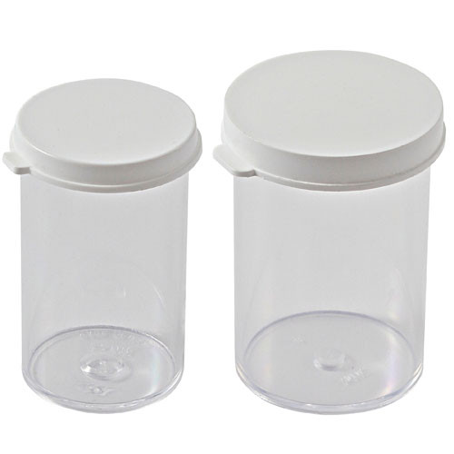 426364-20 | Dynalon Container w Snap Cap, PS 20Dr CS/144, CS/1
