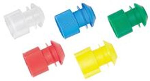 276145-000B | Dynalon Test Tube Stoppers Blue, LDPE 11-13mm, CS/1000