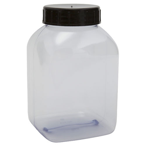 301984 | Dynalon Bottle WM w Cap, PVC 2000mL, CS/24