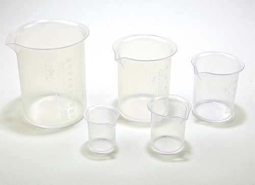 222195 | Dynalon Beaker Set, PP 50,100,250,500,1000mL, ST/1