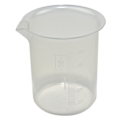 222075-0500 | Dynalon Beaker Griffin, PP 500ML, CS/36