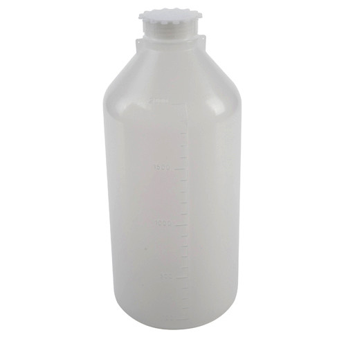 202465-2000 | Dynalon Bottle Round PP NM Closure, LDPE 2000mL, PK/2