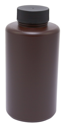 301645-0064 | Dynalon Bottle WM Amber, HDPE 64oz, CS/6
