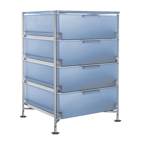 209464 | Dynalon Cabinet 4 Drawer, Fixed Feet PMMA/SS, Each