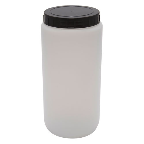 226415-2000 | Dynalon Jar Round, HDPE PP Cap 2000mL, PK/10