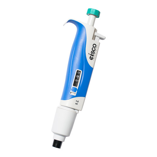 VVM10 | Eisco Labs Variable Volume Micropipette, 1000-5000 uL., 50 inc, use with CH5056 tips