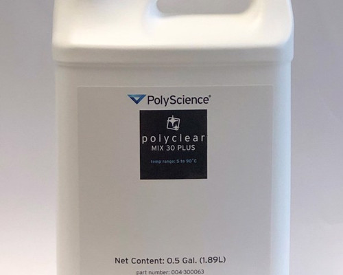 004-300063 | PolyScience polyclear MIX 30 PLUS (Temperature Range: 15° to 90°C), case of 5 x 1/2 gallon (1.9 L)