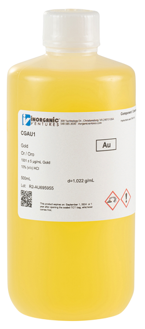 CGAU1 | Inorganic Ventures 1000ug/mL GOLD