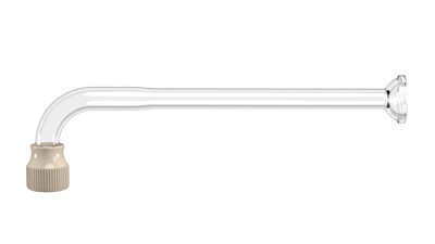 21-809-5036 | Glass Expansion DC Quartz Transfer tube with S13 Elbow