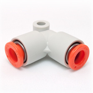 QSM-1/4-RA | Glass Expansion EzyLok Elbow Connector for 1/4" Tubing (PKT 4)