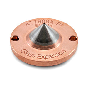 AT7908X-Pt | Glass Expansion Platinum Skimmer Cone with Copper Base for Agilent 7900 with x lens