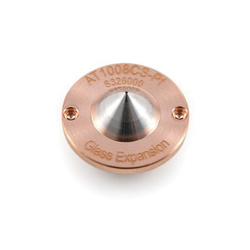 AT1008CS-Pt | Glass Expansion Platinum Skimmer Cone, Copper Base - 7500cs, 7500ce