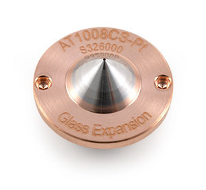 AT1008CS-Pt | Glass Expansion Platinum Skimmer Cone, Copper Base - 7500cs, 7500ce