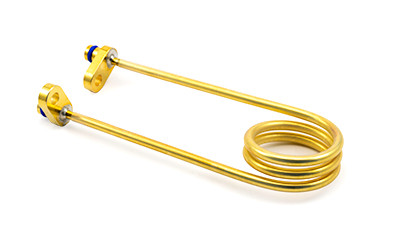 70-900-4005G | Glass Expansion RF Coil, Gold Plated and PTFE sheathed