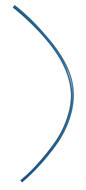 70-808-9990 | Glass Expansion Nylon Pressure Tubing - Short Blue