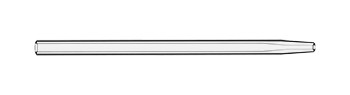 31-808-4006 | Glass Expansion Tapered Quartz Injector 2.0mm