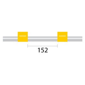 1.42-YLW | Glass Expansion PVC Pump Tube 2tag 1.42mm ID Yellow/Yellow (PKT 12)