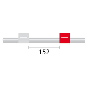 1.09-WR | Glass Expansion PVC Pump Tube 2tag 1.09mm ID White/Red (PKT 12)