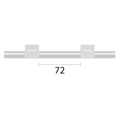 1.02-WHT-MH3-F | Glass Expansion Contour Flared End MH Pump Tube 2tag (72mm) 1.02mm ID White/White (PKT 6)