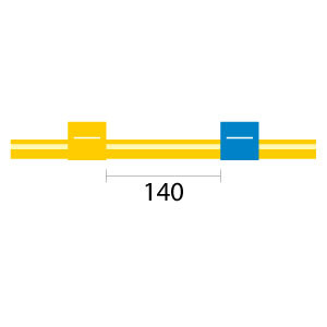 1.52-YB-SF | Glass Expansion Solva Flex Pump Tube 2tag 1.52mm ID Yellow/Blue (PKT 12)