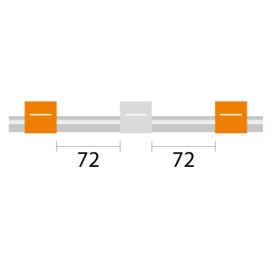 0.64-OW3B-F | Glass Expansion Contour Flared End PVC Pump Tube 3tag 0.64mm ID Orange/White (PKT 6)