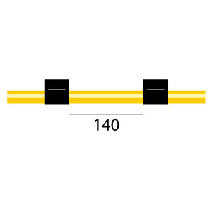 0.76-BLK-SF-F | Glass Expansion Contour Flared End Solva Flex Pump Tube 2tag 0.76mm ID Black/Black (PKT 6)