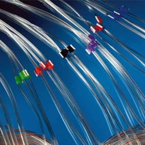 116-0497-04/F | isoSPEC Silicone 2-Stop Tubing, Flared, Orange/Blue (0.25 mm), 6/pk