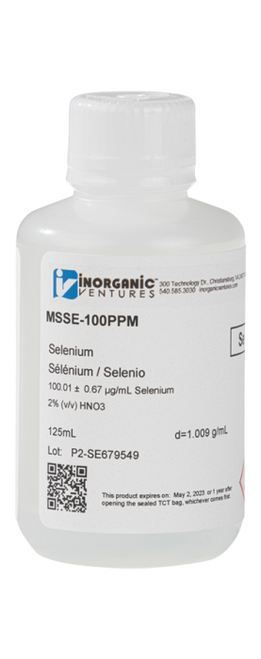 MSSE-100PPM-125ML | Inorganic Ventures 100ug/mL SELENIUM 125mL