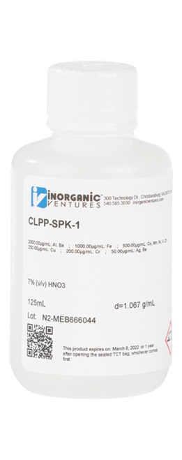 CLPP-SPK-1-125ML | Inorganic Ventures EPA CLP ICP-OES Soil/Water Spike Standard
