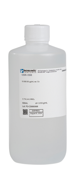 CSN-ISB-500ML | Inorganic Ventures 10,000 ppm Cs Ionization Buffer
