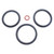 70-803-0762 | Glass Expansion O-ring kit for D-Torch Optima 2, 4, 5, 7000DV & Optima 8X00