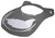 Adam In-use wet cover for 4.7 in dia. + 120mm dia. and 6.3 in dia. + 160mm dia. pan, left side view