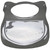 Adam In-use wet cover for 4.7 in dia. + 120mm dia. and 6.3 in dia. + 160mm dia. pan, front view