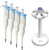 714510B2 | Scilogex SuperPette Pipettor, Starter Kit-2. 0.5-10ul, 2-20ul, 20-200ul, 100-1000ul & Carousel Stand (714510049999, 714510059999, 714510099999, 714510149999 & 710000849999)