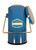 MS222 | Scilogex 2Ltr. Blue Enameled Cased Dewar Flask with Handle and Lid