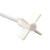 18900075 | Scilogex Cross stirrer, PTFE coated. Shaft 300mm long x 6mm diameter. Impeller width 65mm.