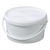 2327-0030 | Burkle Packaging bucket, PP white, 3 l, w/ closure