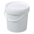 2327-0001 | Burkle Packaging bucket, PP white, 1 l, w/ closure