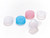 300-1006-B20 | Caplugs Evergreen Flat Top Sample Cup Caps, LDPE, Blue