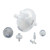 13JP050AN | Advantec MFS Syringe Filters, 0.5 µm Hydrophobic PTFE, 13 mm; 100/Pk