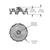 A431 | Caframo Lab Solutions Dispersion Blade Only (75mm dia.)