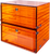 863-CGA/NS | Plas Labs Desiccator, Amber 24" X 18" X 24"