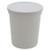 454425 | Dynalon Container w Lid White, PPCO 32oz, CS/100