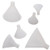 342555-0SET | Dynalon Funnel 6 Piece Powder Set, PP, ST/1