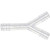 222555 | Dynalon Tubing Connector Y, PP 6mm, CS/100
